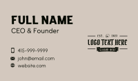 Gothic Skull Bar  Business Card Image Preview