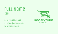 Eco Gardening Cart  Business Card Image Preview