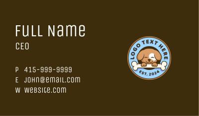 Pet Dog Bone Business Card Image Preview
