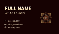 Royal Ornamental Crest Business Card Preview