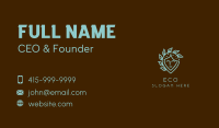 Eco Woman Face Business Card Image Preview