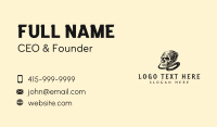 Serpent Skull Snake Business Card Design