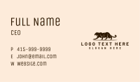 Wild Feline Panther Business Card Image Preview