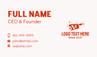 Cow Meat Cleaver Business Card Image Preview