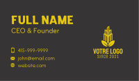 Golden Leaf Tower  Business Card Image Preview