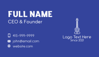 Minimalist Guitar Business Card Preview