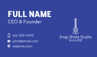 Minimalist Guitar Business Card Image Preview