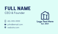 Minimalist House Tools Business Card Image Preview