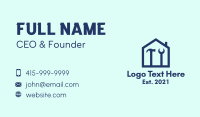 Minimalist House Tools Business Card Preview