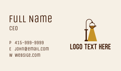 Brewed Coffee Light  Business Card Image Preview