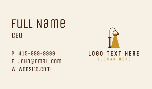 Brewed Coffee Light  Business Card Design Image Preview