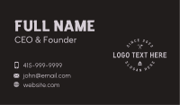 Campfire Axe Adventure Business Card Image Preview