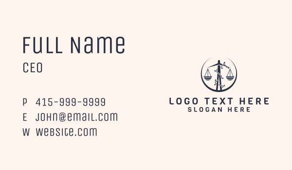 Vine Legal Scale Business Card Design Image Preview