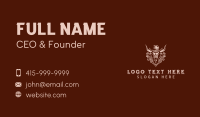 Bull Skull Rodeo Business Card Design