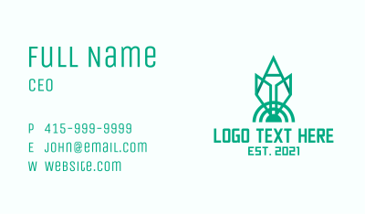 Geometric Internet Connection Business Card Image Preview