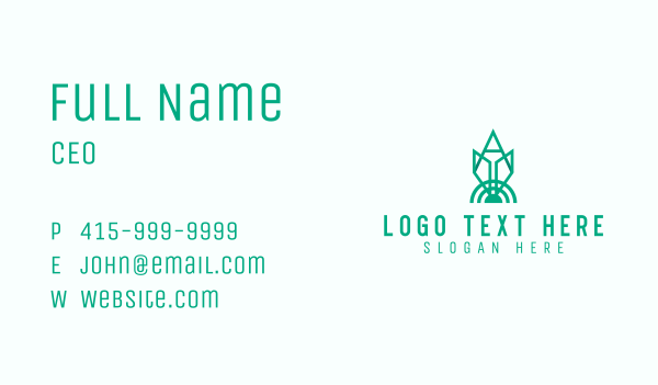 Geometric Internet Connection Business Card Design Image Preview