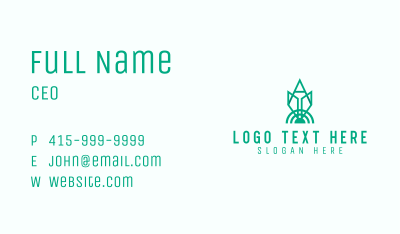 Geometric Internet Connection Business Card Image Preview