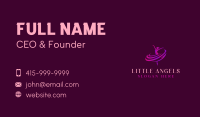 Female Dancing Ballerina Business Card Image Preview