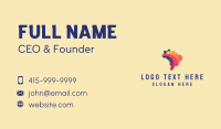 Brazil Map Eagle Business Card Preview