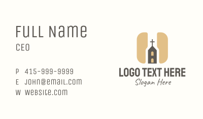 Religious Church App Business Card Image Preview
