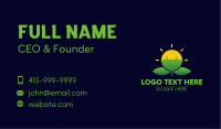 Leaf Flower Bulb Business Card Image Preview