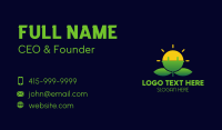 Leaf Flower Bulb Business Card Preview