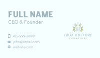 Leaf Wellness Lifestyle Business Card Design