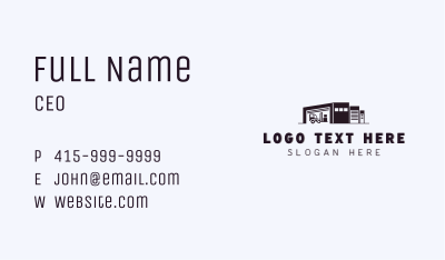 Depot Storage Warehouse  Business Card Image Preview