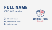 Mount Rushmore USA Flag Business Card Image Preview