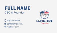 Mount Rushmore USA Flag Business Card Preview