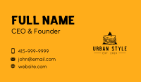 Deluxe Sandwich Cafe Business Card Design