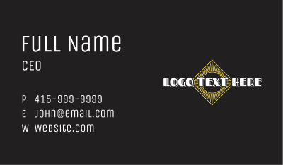 Luxury Firm Wordmark Business Card Image Preview