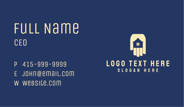 House Hand Realty Business Card Design Image Preview