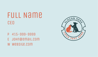 Foster Pet Animal Shleter Vet Business Card Image Preview
