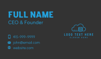 Cyber Cloud Data Business Card Design