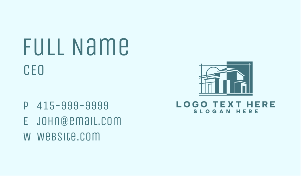 House Architecture Mansion Business Card Design Image Preview