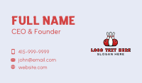 Bowling Alley Sports League Business Card Image Preview