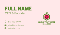Hexagon Watermelon Fruit  Business Card Image Preview
