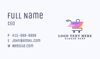 Shopping Bag Cart Business Card Image Preview