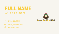 Reggae Lion Sunglasses Business Card Design