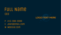 Moon Glow Wordmark Business Card Image Preview