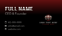  Skulls Crosshair Target Business Card Image Preview