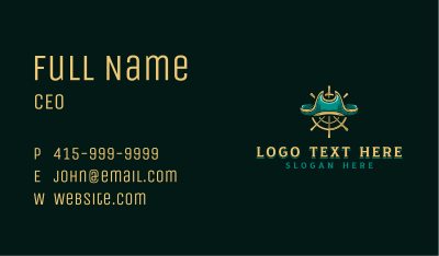 Pirate Captain Hat Business Card Image Preview