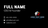 Patriotic Eagle Star Business Card Image Preview