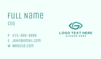 Optical Clinic Letter G Business Card Image Preview