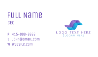 Multicolor Abstract Paper Business Card Image Preview