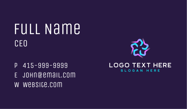 AI Software Programmer Business Card Design Image Preview