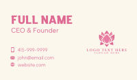 Lotus Flower Wellness Business Card Image Preview