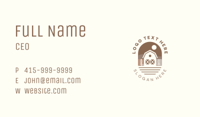 Barn Farm Agriculture Business Card Image Preview
