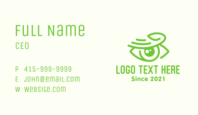Natural Eye Clinic Business Card Image Preview